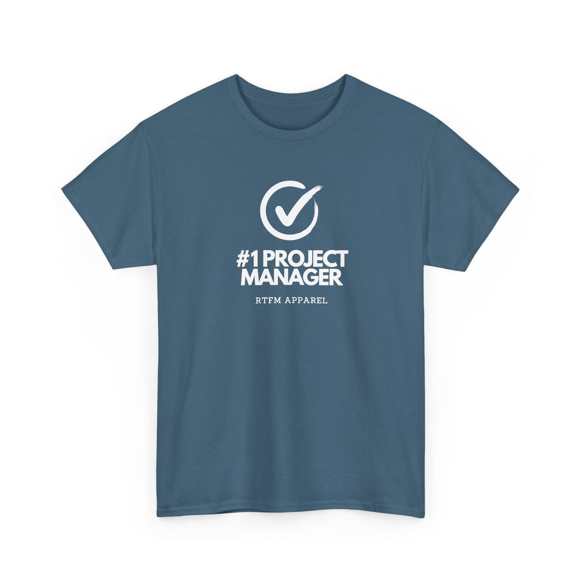 #1 Project Manager Checkmark — Tee