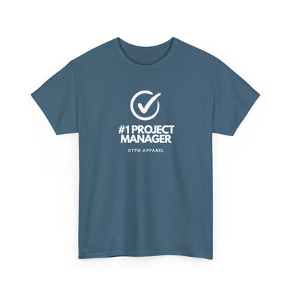 #1 Project Manager Checkmark — Tee