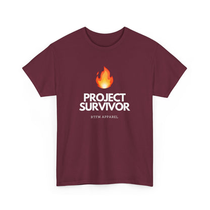 Project Survivor RTFM Apparel Flame Design - Tech, IT, Cybersecurity Engineer Humor 2025