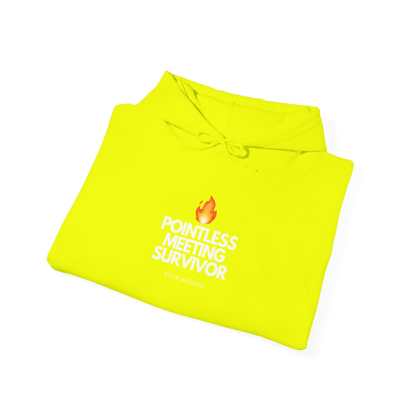 Pointless Meeting Survivor Hoodie - IT Humor, Tech Wear, Sysadmin, Developer Gift 2025