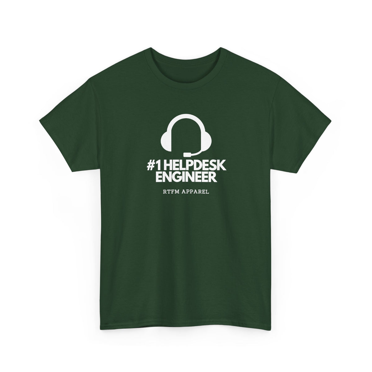#1 Helpdesk Engineer Headset — IT Support Tee