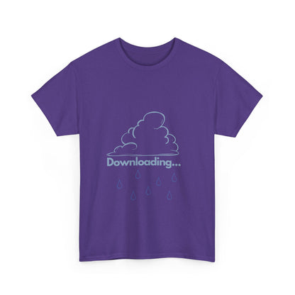 Downloading Cloud Raindrops - Tech Geek Humor