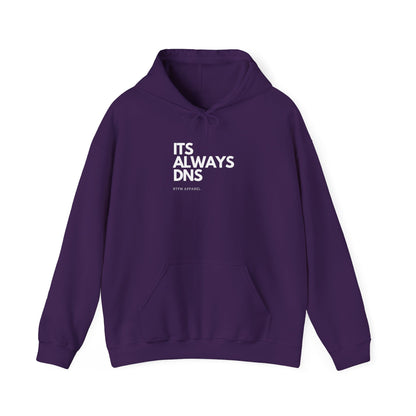 It's Always DNS - RTFM Apparel Funny Tech Hoodie for Techies & Geeks