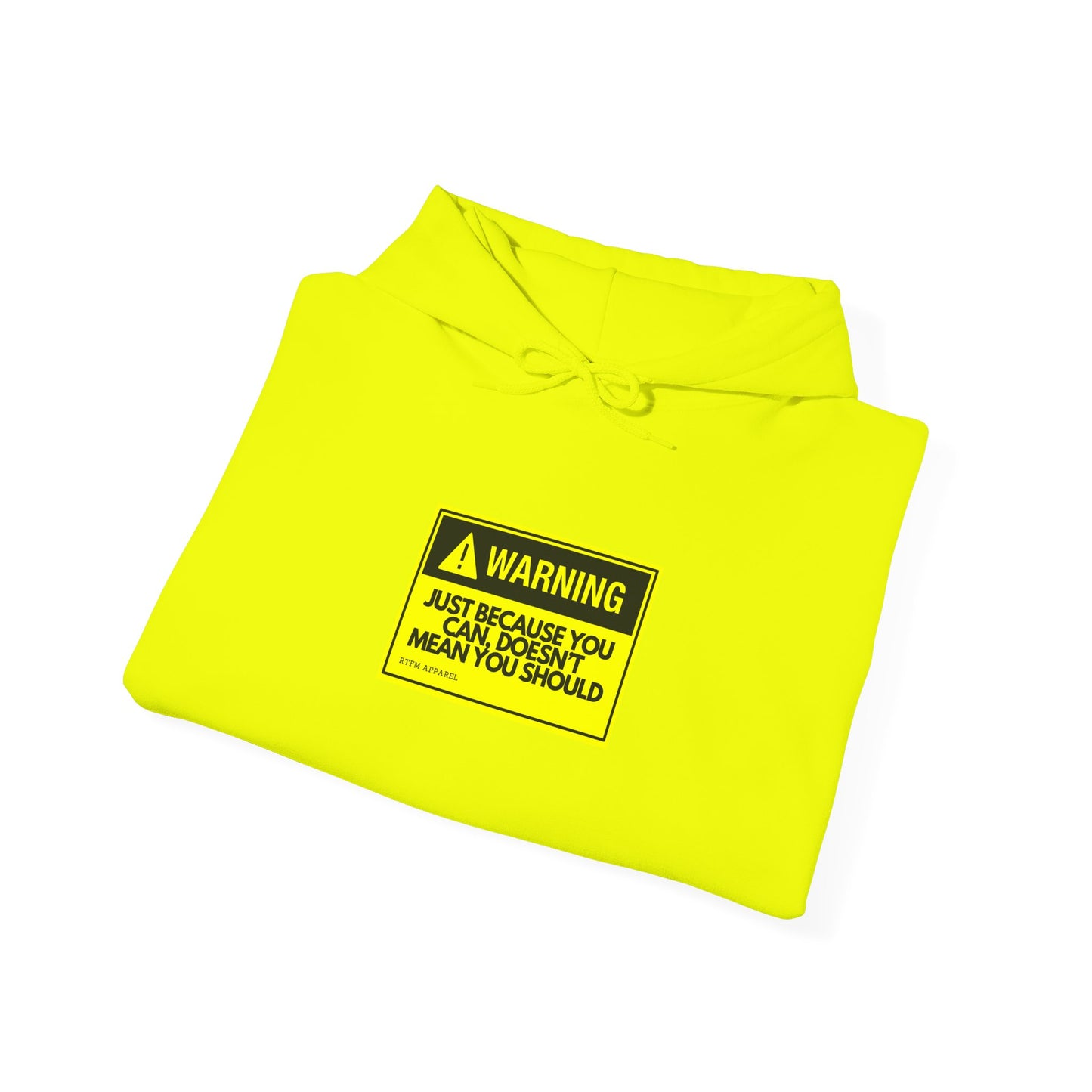 Warning Just Because You Can, Doesn't Mean You Should - Tech Geek Hoodie