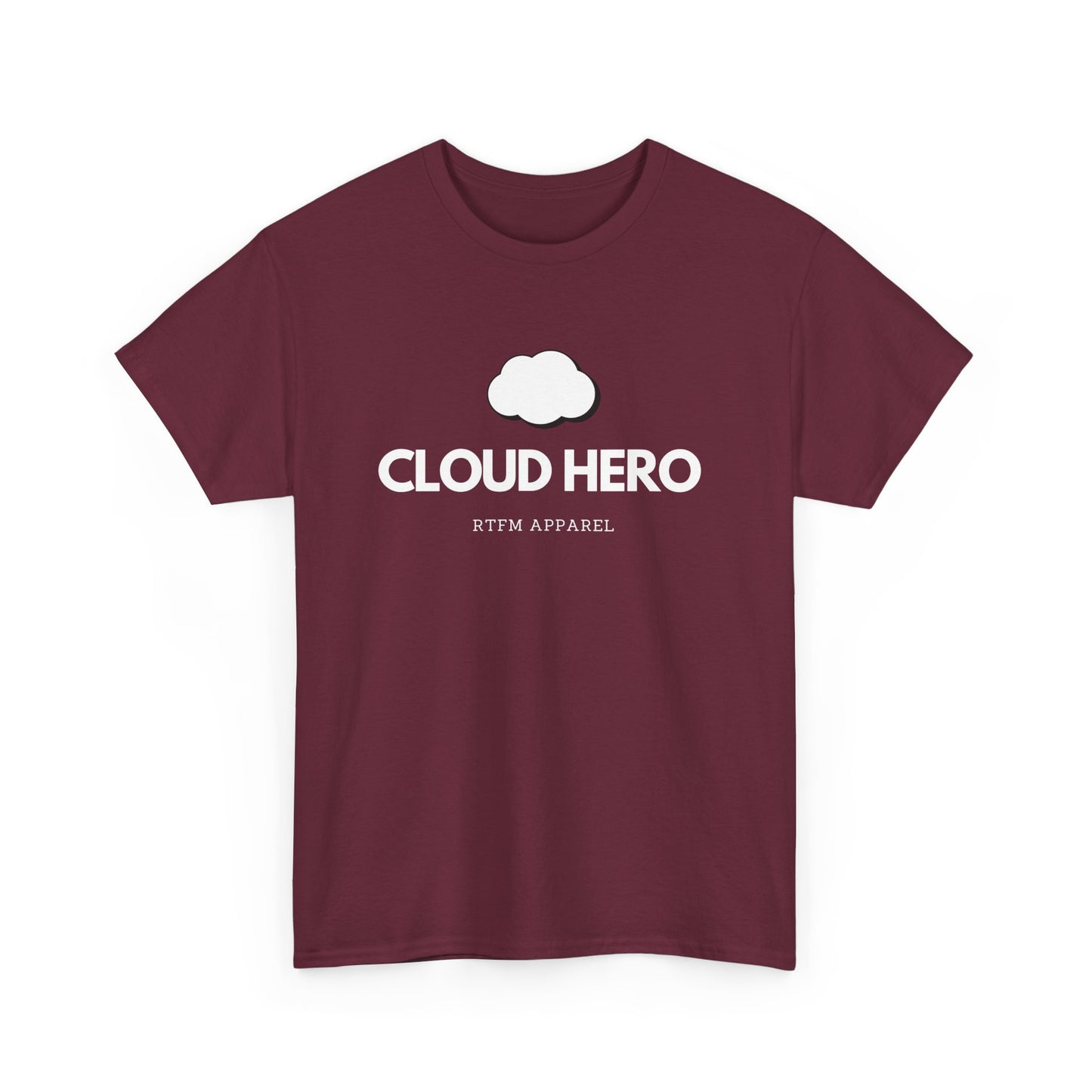 Cloud Hero RTFM Apparel - Funny Sysadmin, Cloud Engineer Humor Gift T-Shirt 2025