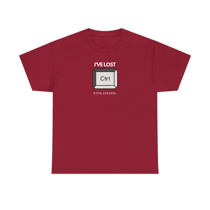 I've Lost Ctrl T-Shirt - Funny Tech, IT, Sysadmin, Geek Humor 2025