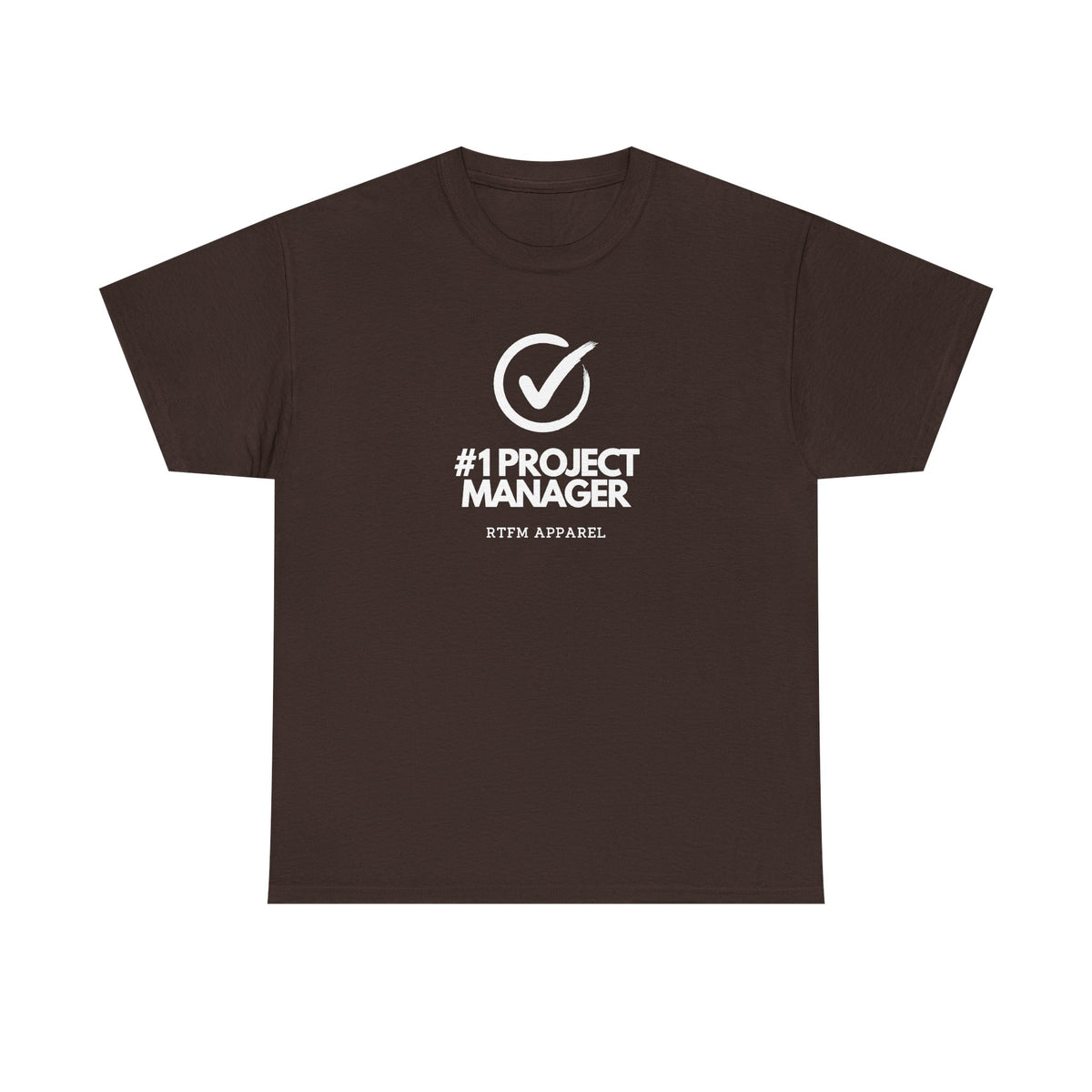 #1 Project Manager Checkmark — Tee