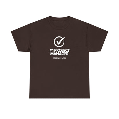 #1 Project Manager Checkmark — Tee