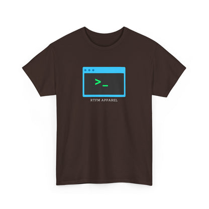 RTFM Terminal Command Nerd Humor T-Shirt - Geek, Sysadmin, IT Crowd, Developer, Programmer, Fun Tee