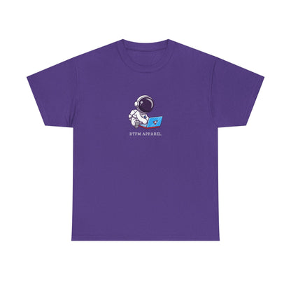 RTFM Apparel - Astronaut With Laptop Geek Humor Tech IT Sysadmin