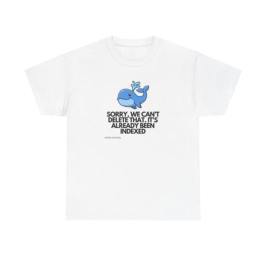 Happy Whale Splash Tech Humor — Cloud Engineer Tee