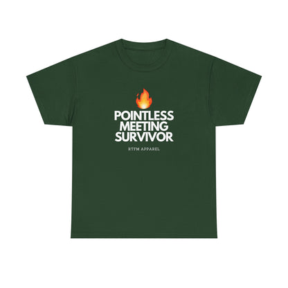 Pointless Meeting Survivor - RTFM, Sysadmin, IT Professional, Tech Humor, Funny Gift