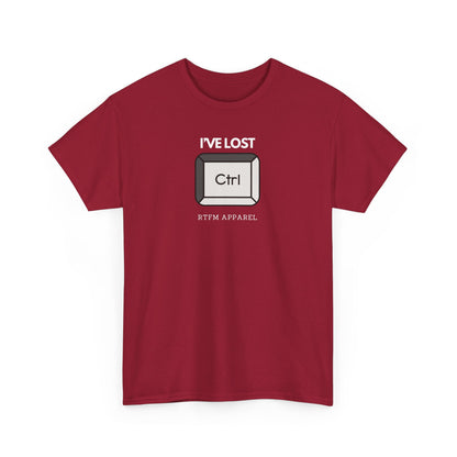 I've Lost Ctrl T-Shirt - Funny Tech, IT, Sysadmin, Geek Humor 2025