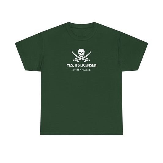 Yes, It's Licensed - RTFM Apparel Skull Humor Tech Geek