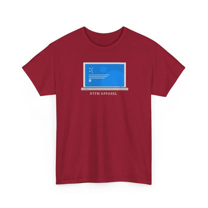 RTFM Apparel Laptop Funny Tech Humor - IT, Cyber Security, Geeky Tee
