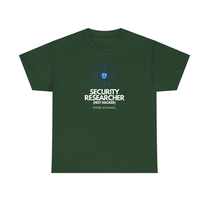 Security Researcher Not Hacker Bug RTFM Apparel Cybersecurity