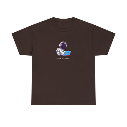 RTFM Apparel - Astronaut With Laptop Geek Humor Tech IT Sysadmin
