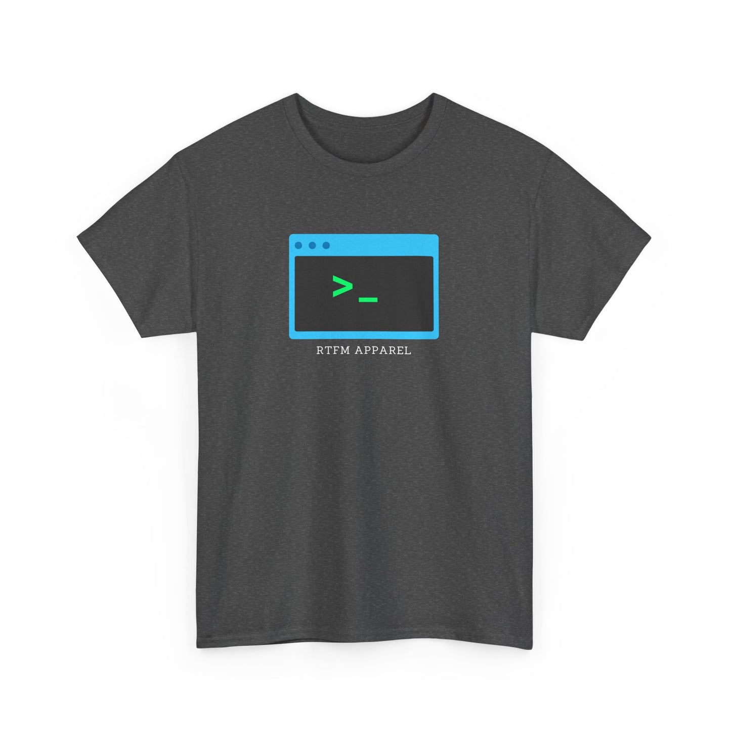 RTFM Terminal Command Nerd Humor T-Shirt - Geek, Sysadmin, IT Crowd, Developer, Programmer, Fun Tee