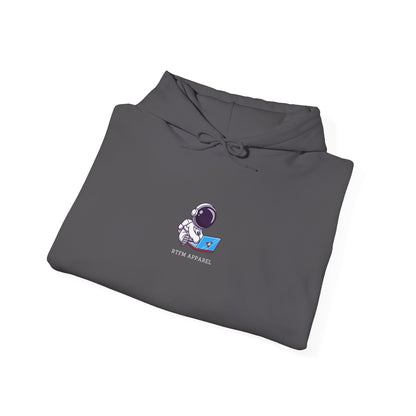 RTFM Apparel Hoodie - Astronaut Tech Humor IT Sysadmin Space Theme