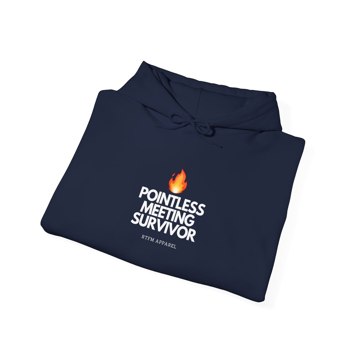 Pointless Meeting Survivor Hoodie - IT Humor, Tech Wear, Sysadmin, Developer Gift 2025