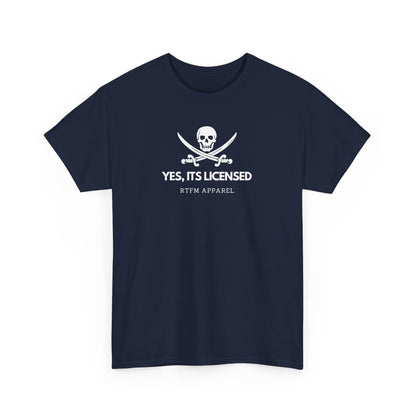 Yes, It's Licensed - RTFM Apparel Skull Humor Tech Geek