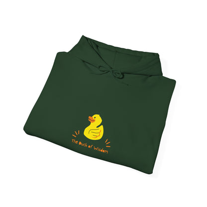 The Duck Of Wisdom Hoodie - Geeky Humor For IT Experts