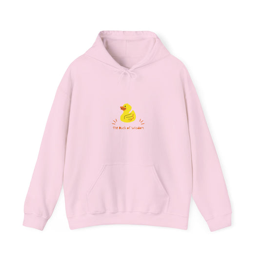 The Duck Of Wisdom Hoodie - Geeky Humor For IT Experts