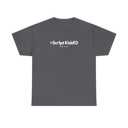Script Kiddie RETFM Apparel Cyber Security Geek Humour — Tee