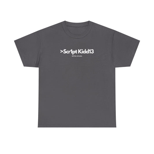 Script Kiddie RETFM Apparel Cyber Security Geek Humour — Tee