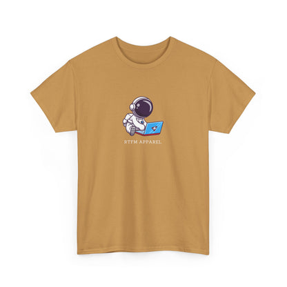 RTFM Apparel - Astronaut With Laptop Geek Humor Tech IT Sysadmin
