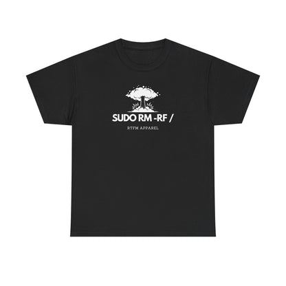 Sudo RM -RF / Explosion Fun T-Shirt - Sysadmin Linux Geek Humor 2025