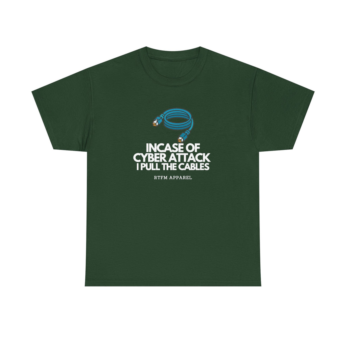 In Case Of Cyber Attack — Cybersecurity Tee