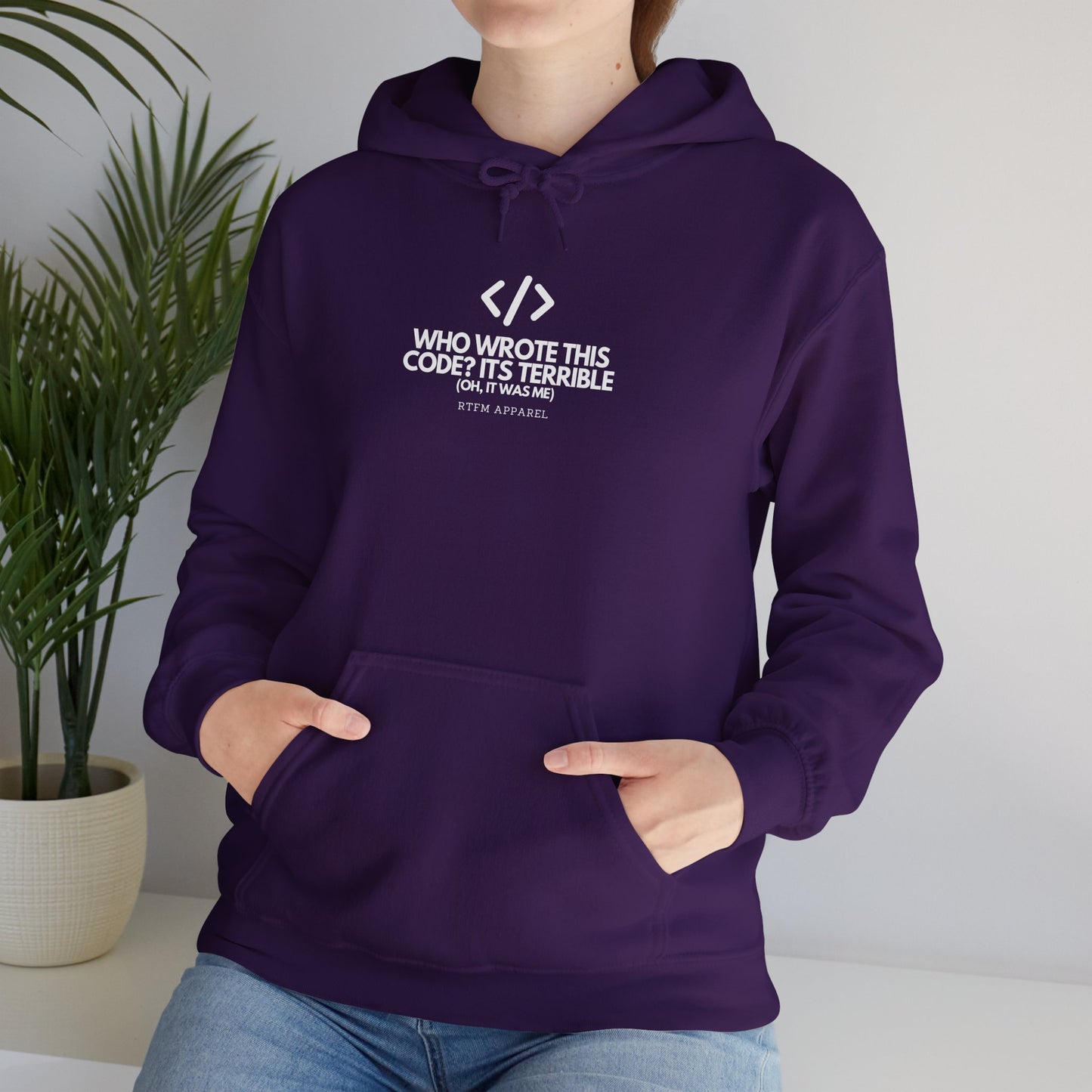 Who Wrote This Code? It's Terrible - Oh, It Was Me - Geek Humor Hoodie