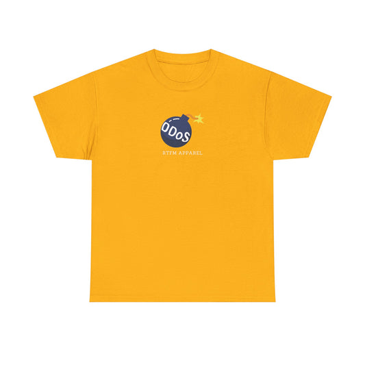 Funny DDOS Bomb Graphic T-Shirt - Cybersecurity, IT, Geek Tech Humor