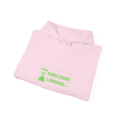 Sarcasm Loading Hoodie - IT Geek Humor, Tech Lover Gift, Funny Sysadmin Apparel
