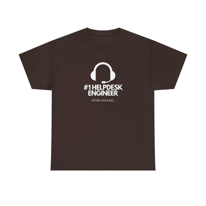 #1 Helpdesk Engineer Headset RTFM Apparel - Funny Tech, IT, Sysadmin