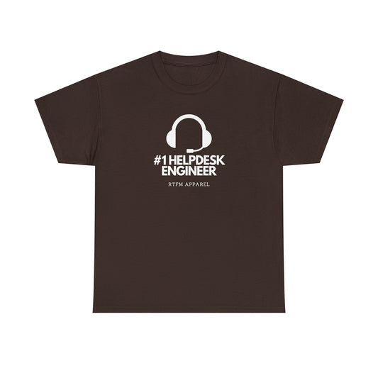 #1 Helpdesk Engineer Headset RTFM Apparel - Funny Tech, IT, Sysadmin