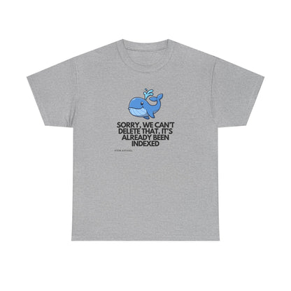 Happy Whale Splash Tech Humor — Cloud Engineer Tee