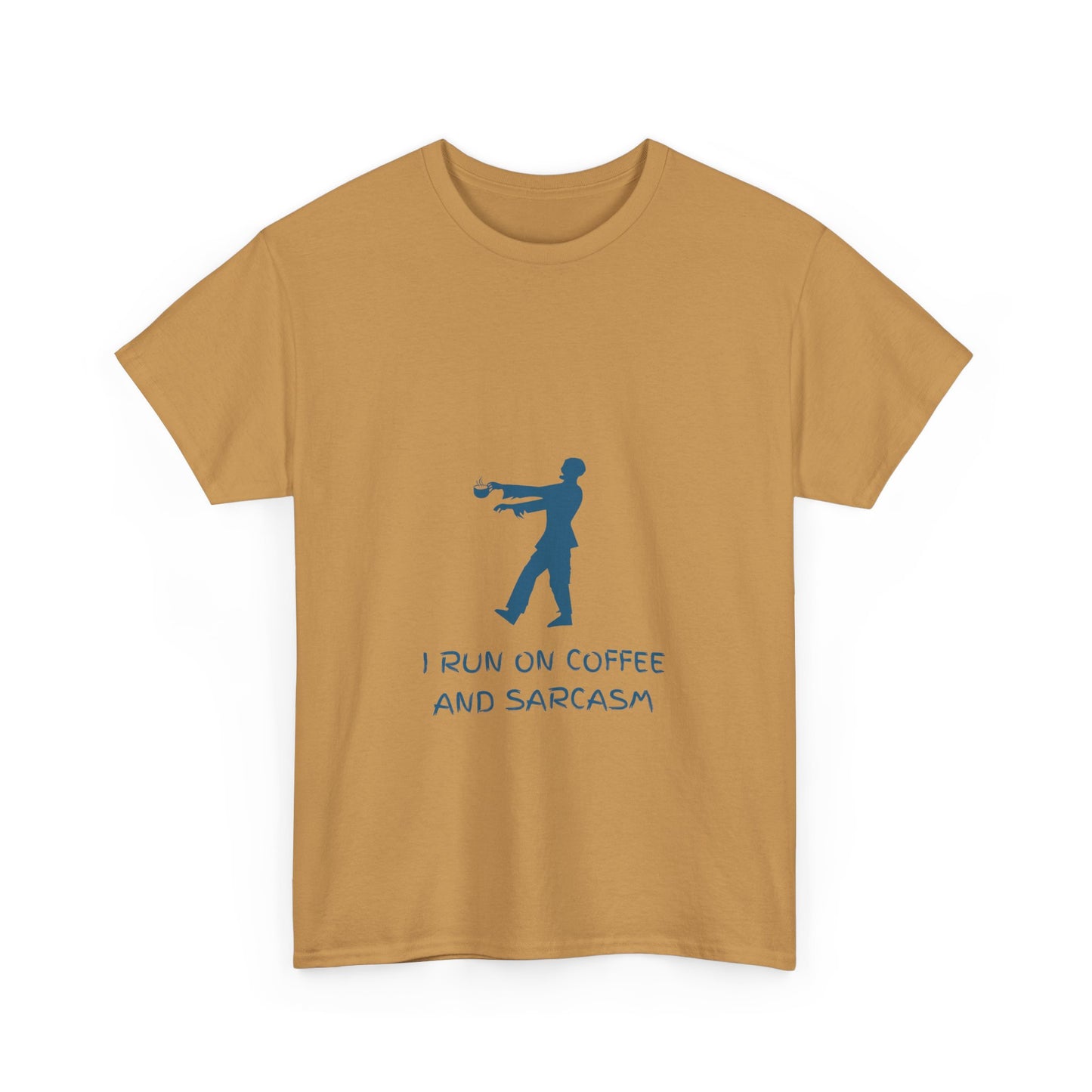 I Run On Coffee And Sarcasm - Tech, IT, Cyber Security, Geek Humor T-Shirt