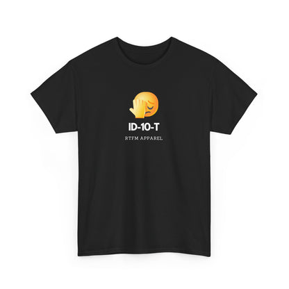ID-10-T Funny Tech Humor T-Shirt For IT Professionals And Geeks