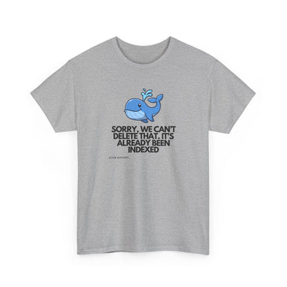 Happy Whale Splash Tech Humor — Cloud Engineer Tee