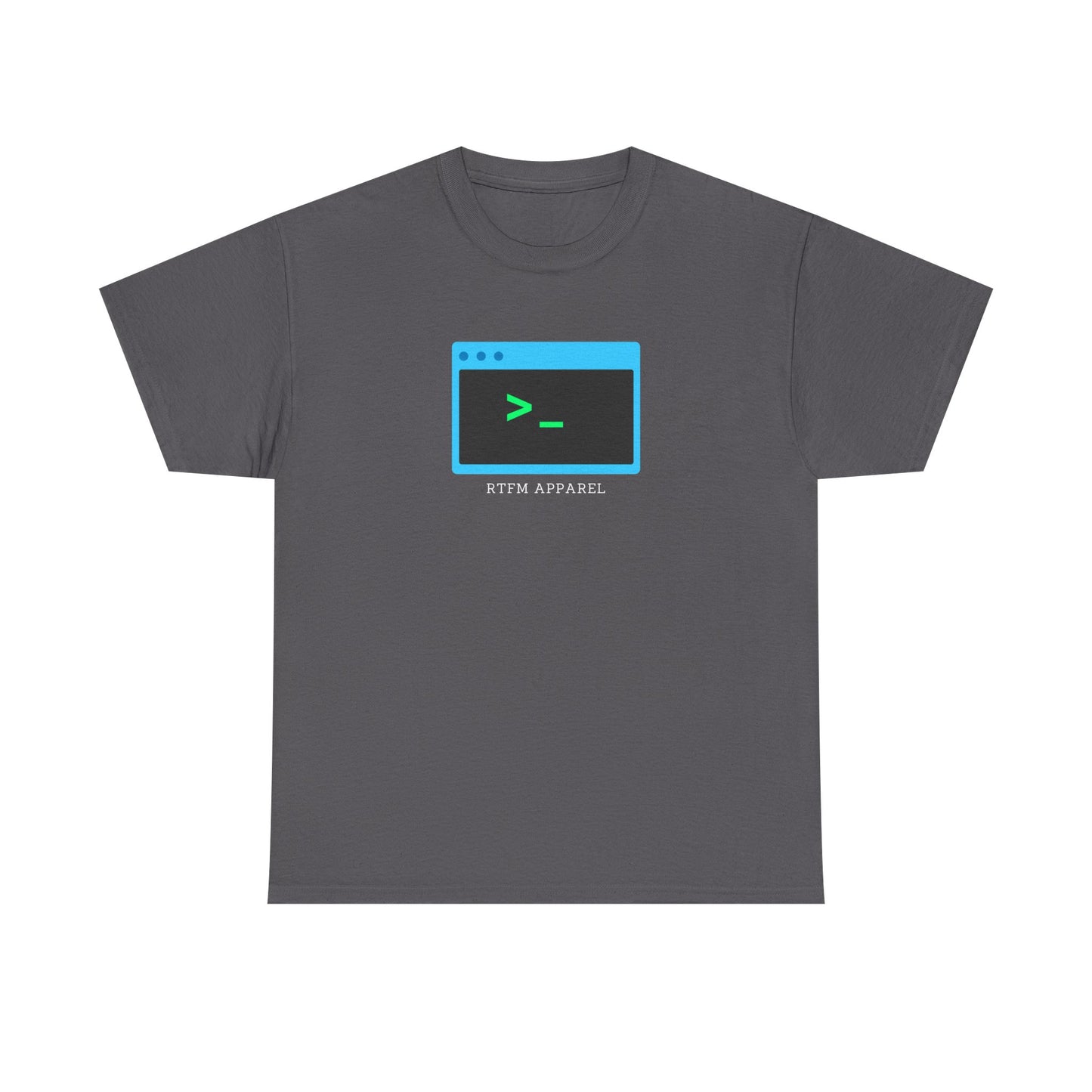 RTFM Terminal Command Nerd Humor T-Shirt - Geek, Sysadmin, IT Crowd, Developer, Programmer, Fun Tee