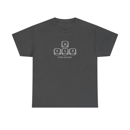 Funny WASD Gaming Keyboard RTFM Apparel T-Shirt For Tech Geeks