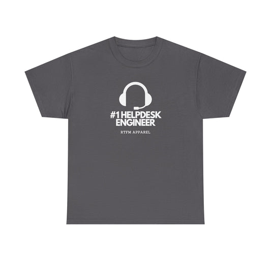 #1 Helpdesk Engineer Headset — IT Support Tee