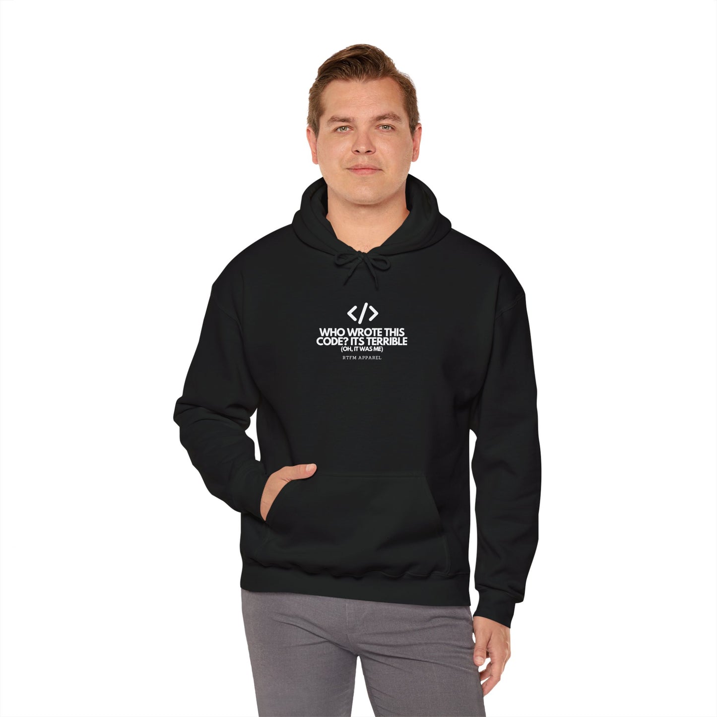 Who Wrote This Code? It's Terrible - Oh, It Was Me - Geek Humor Hoodie