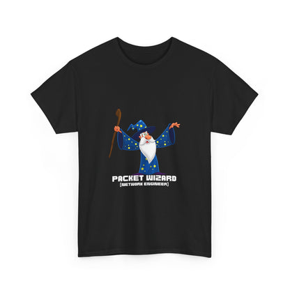 Packet Wizard Network Engineer Funny Tech Geek T-Shirt