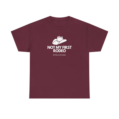 Not My First Rodeo RTFM Apparel Cowboy Hat Tech Geek Humour T-Shirt