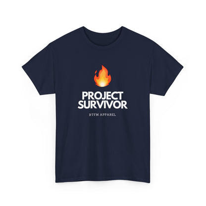 Project Survivor RTFM Apparel Flame Design - Tech, IT, Cybersecurity Engineer Humor 2025