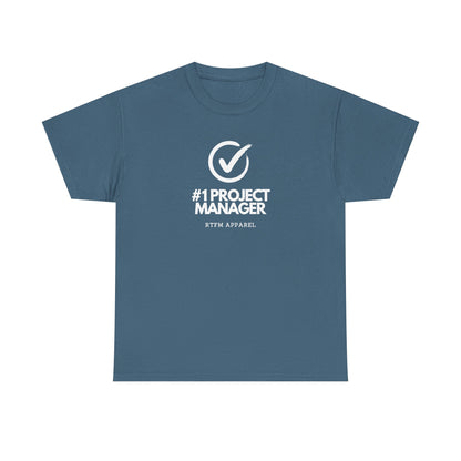 #1 Project Manager Checkmark — Tee