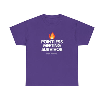 Pointless Meeting Survivor - RTFM, Sysadmin, IT Professional, Tech Humor, Funny Gift